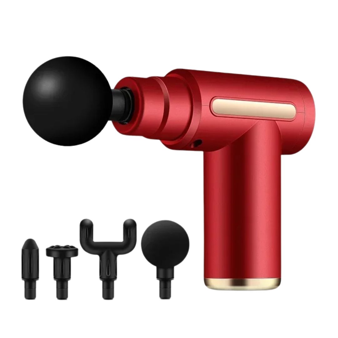 Bodyaze Mini-Massagepistole Rot.